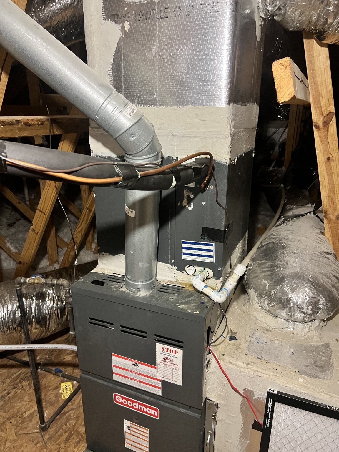 Refrigerant gauge readings