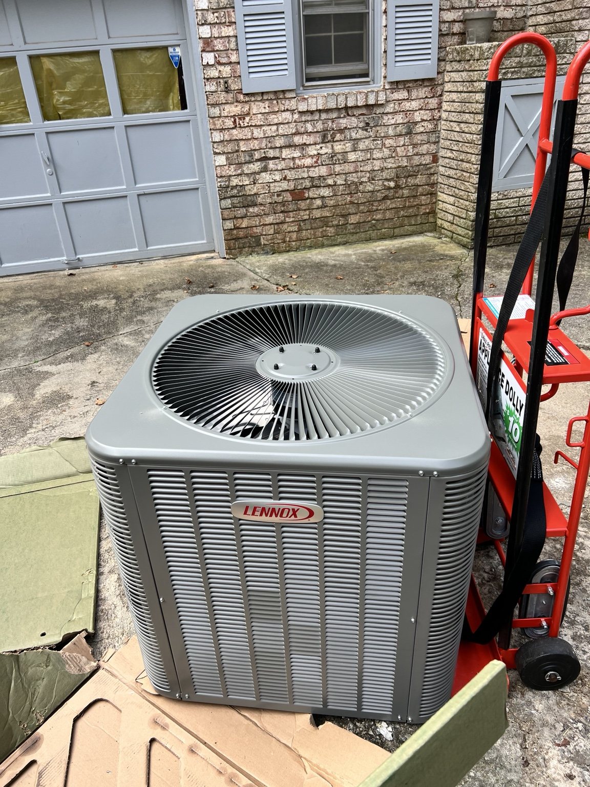New Lennox condenser install