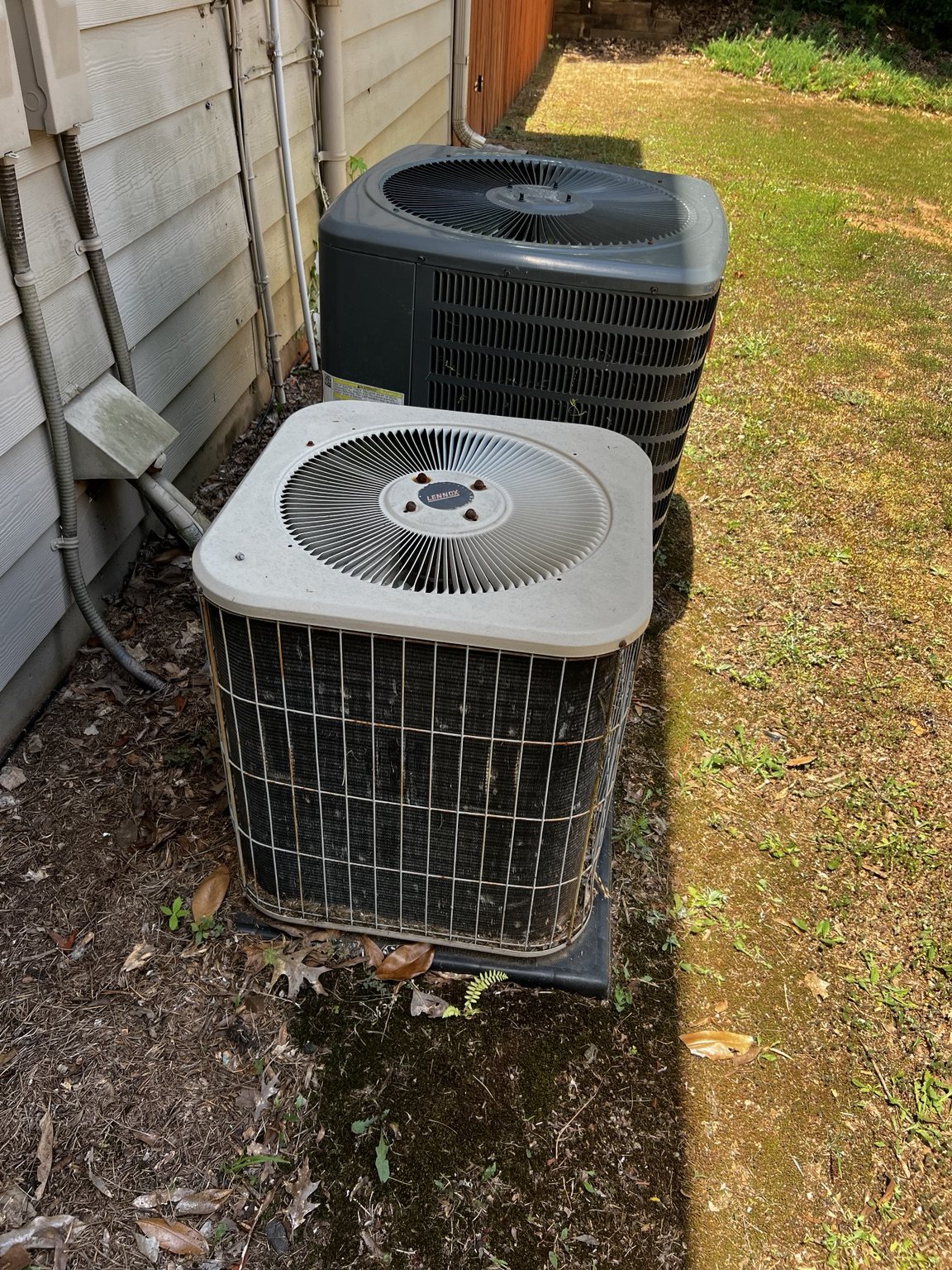 Old and new condenser comparison